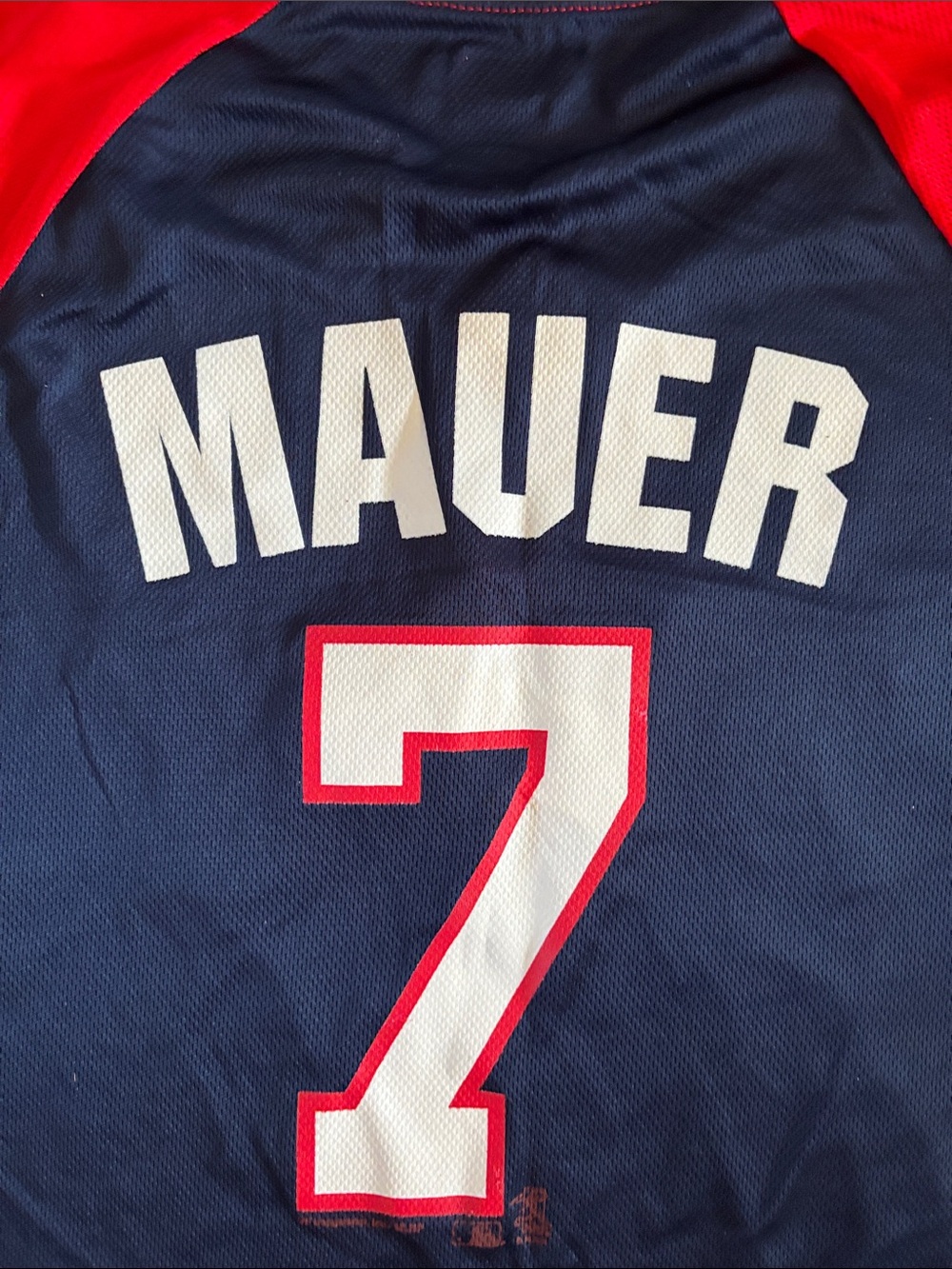 NWOT Men's Minnesota Twins Mauer #7 Jersey - Picture 7 of 7